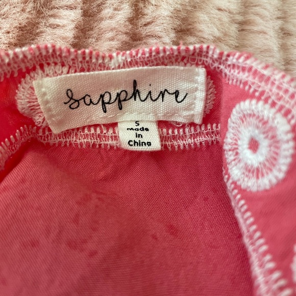 Sapphire Pink Embroidered Top - Picture 5 of 6
